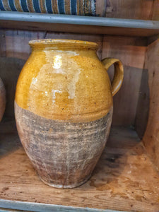 Antique Rustic Farmhouse Confit Pot